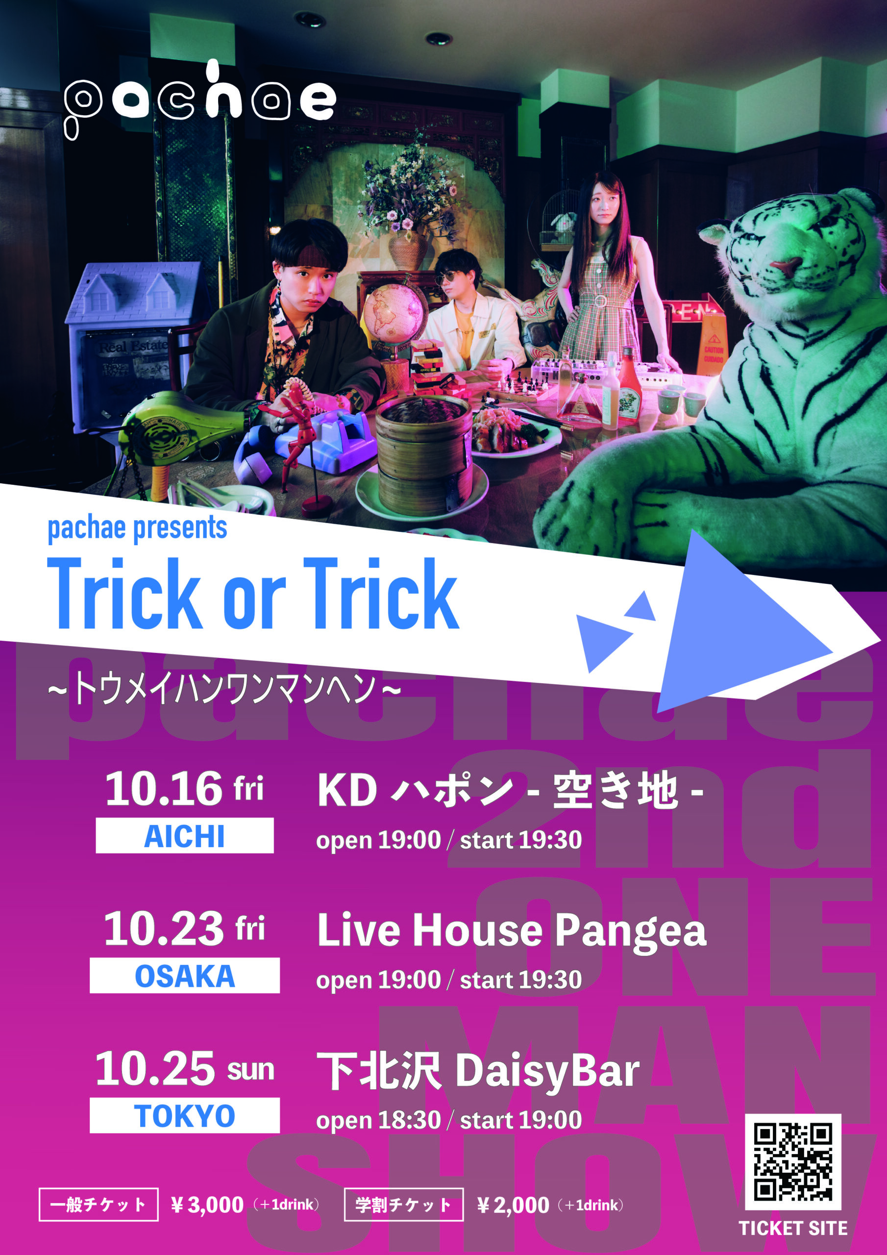 pachae presents 「Trick or Trick」〜トウメイハンワンマンヘン〜